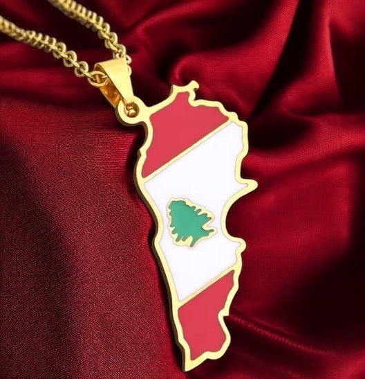 Collier Carte Liban