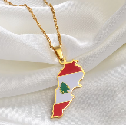 Collier Carte Liban