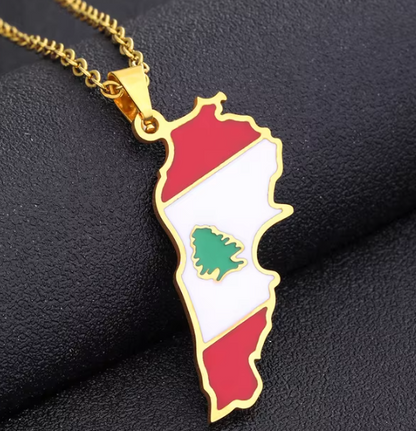 Collier Carte Liban