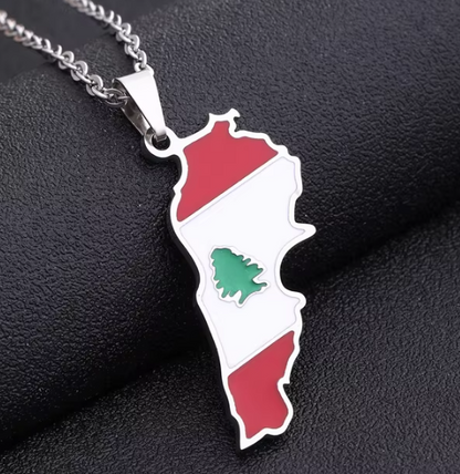 Collier Carte Liban