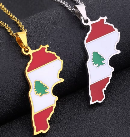 Collier Carte Liban